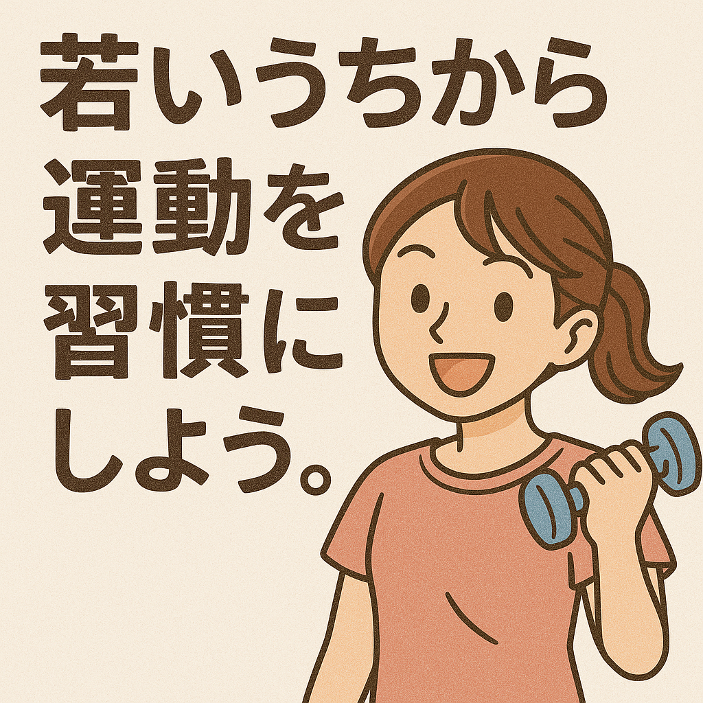 若いうちから運動を習慣にしよう!健康が人生を変える理由
